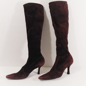 Stuart Weitzman brown suede tall boots
